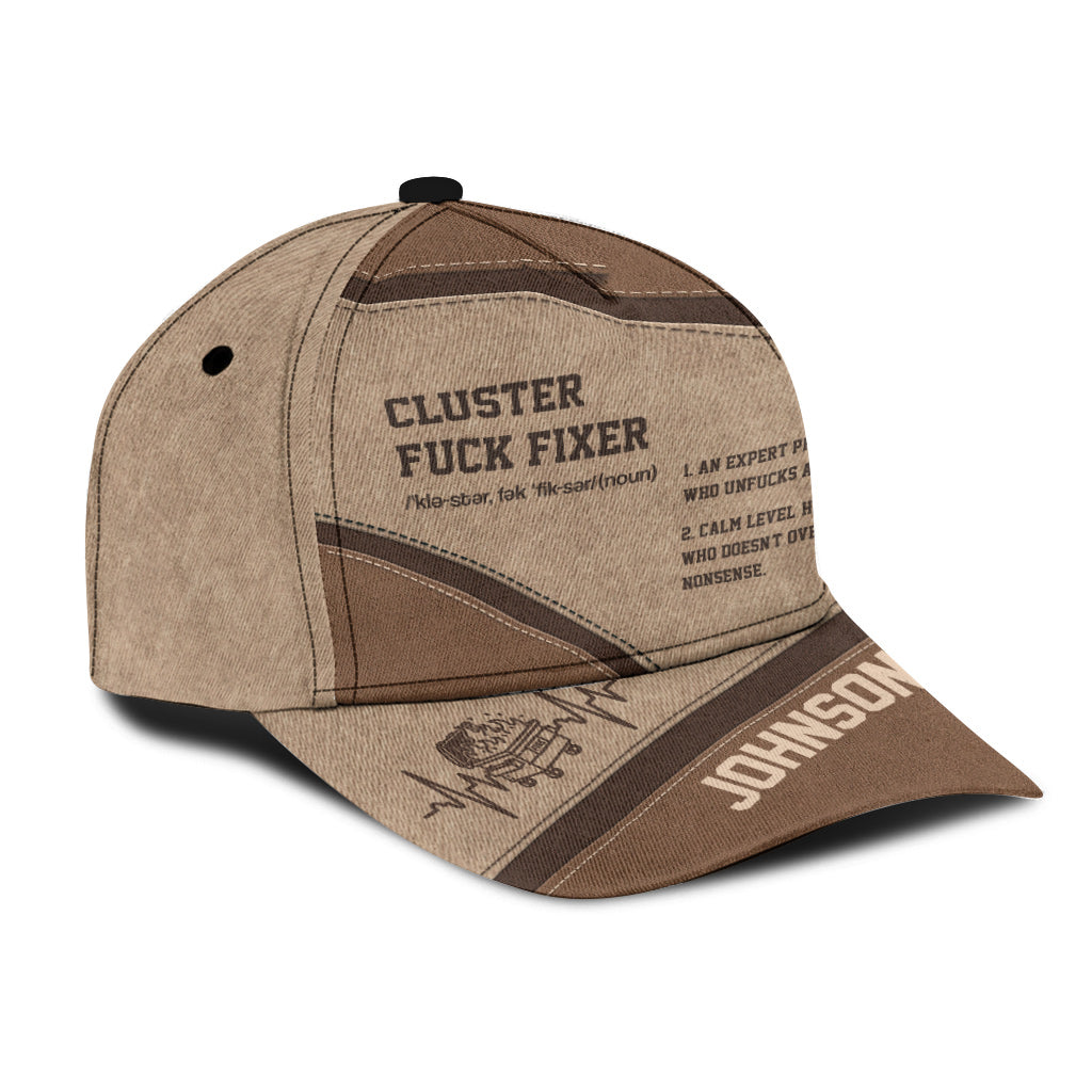 Réparateur de problèmes - Casquette classique personnalisée pour collègues