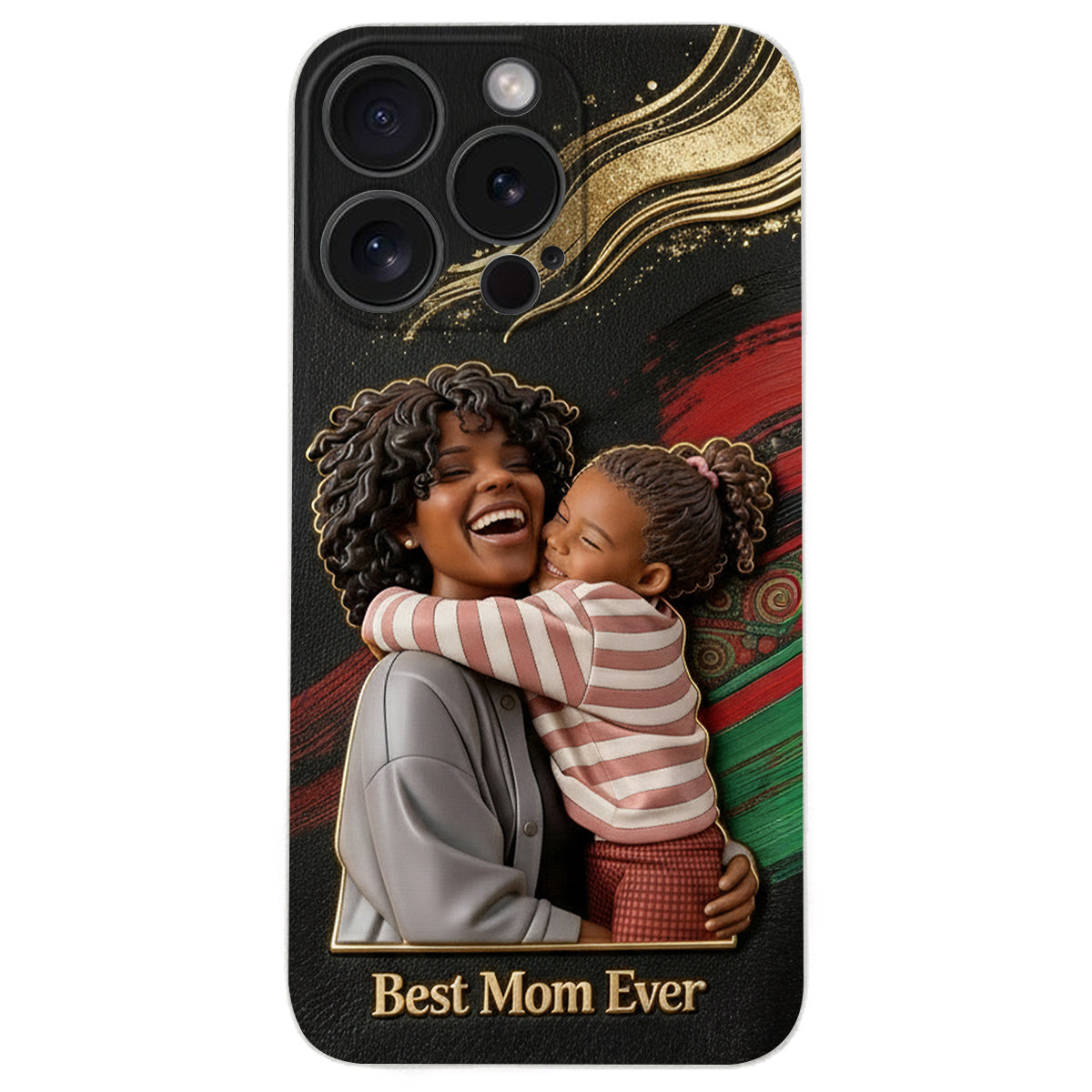 Black Pride, Black History Month - Personalized African American Leather Phone Case