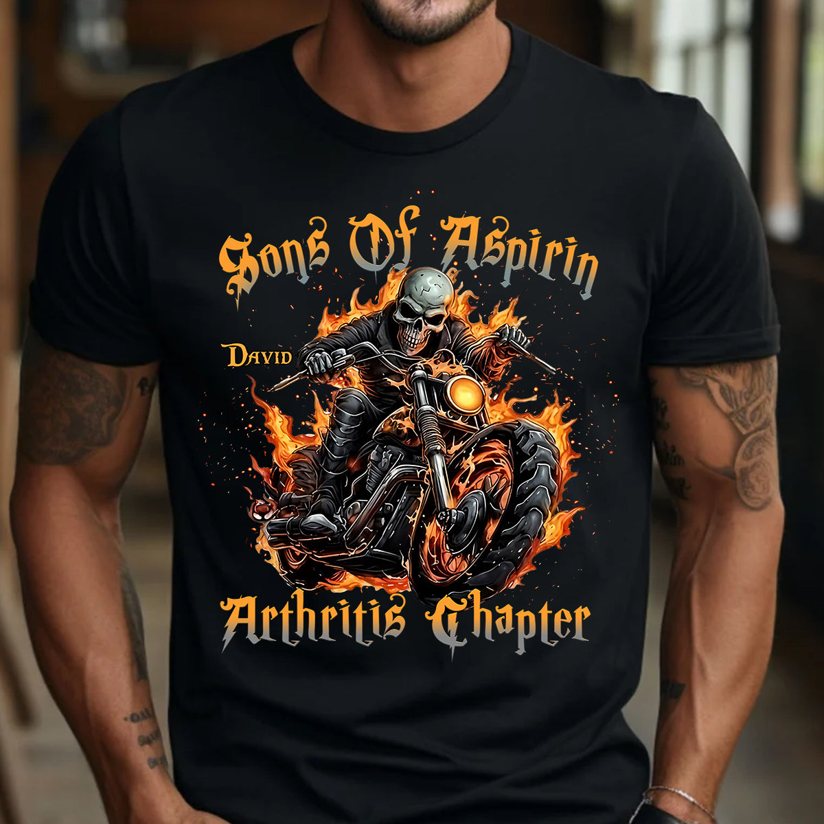 Fils de l'aspirine - T-shirt et sweat à capuche personnalisés pour motards