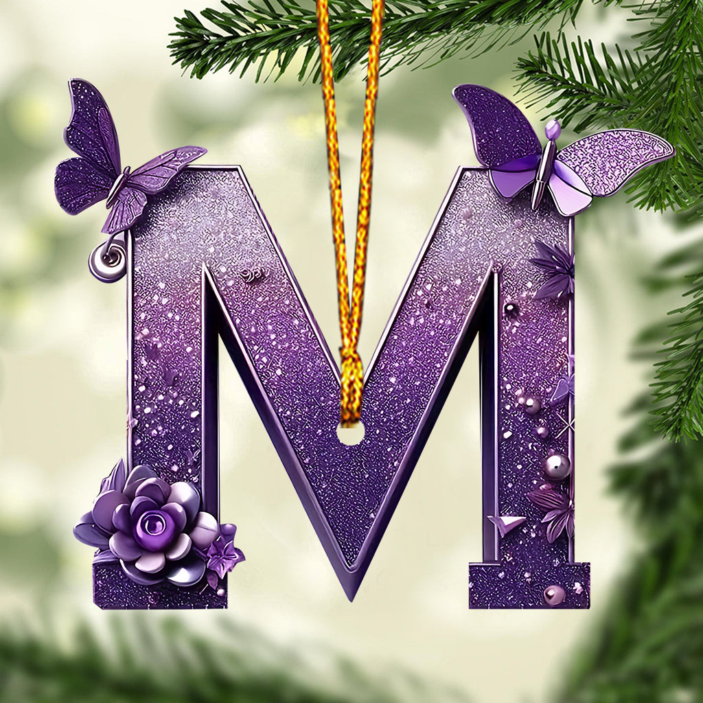 Love Butterflies - Personalized Butterfly Ornament