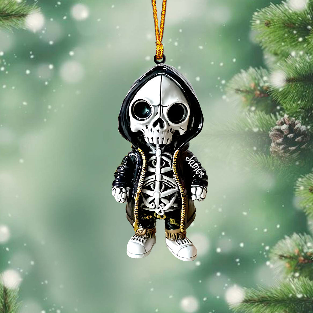 Gothic Skulls - Personalized Skull Ornament