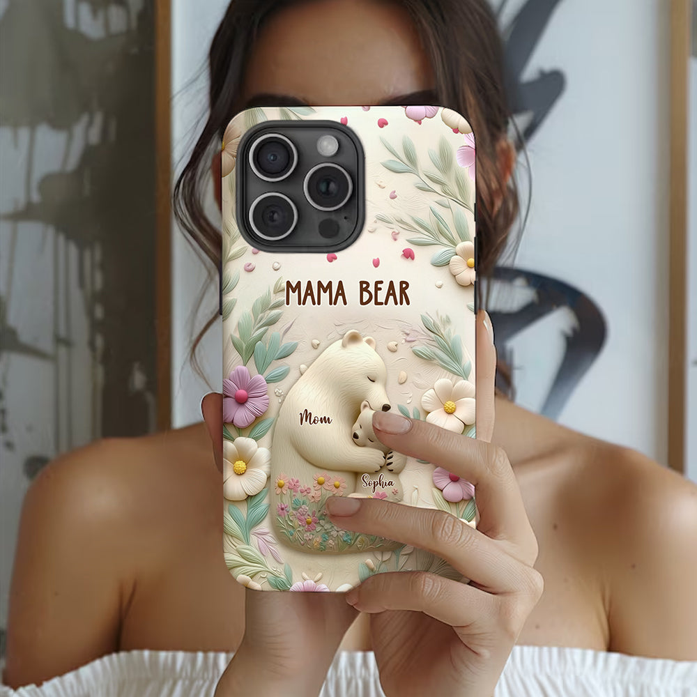 Mama Bear - Personalized Mother Full Print Phone Case