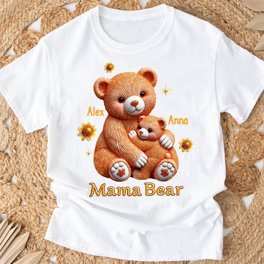 Mama Bear - Personalized Mother T-shirt And Hoodie