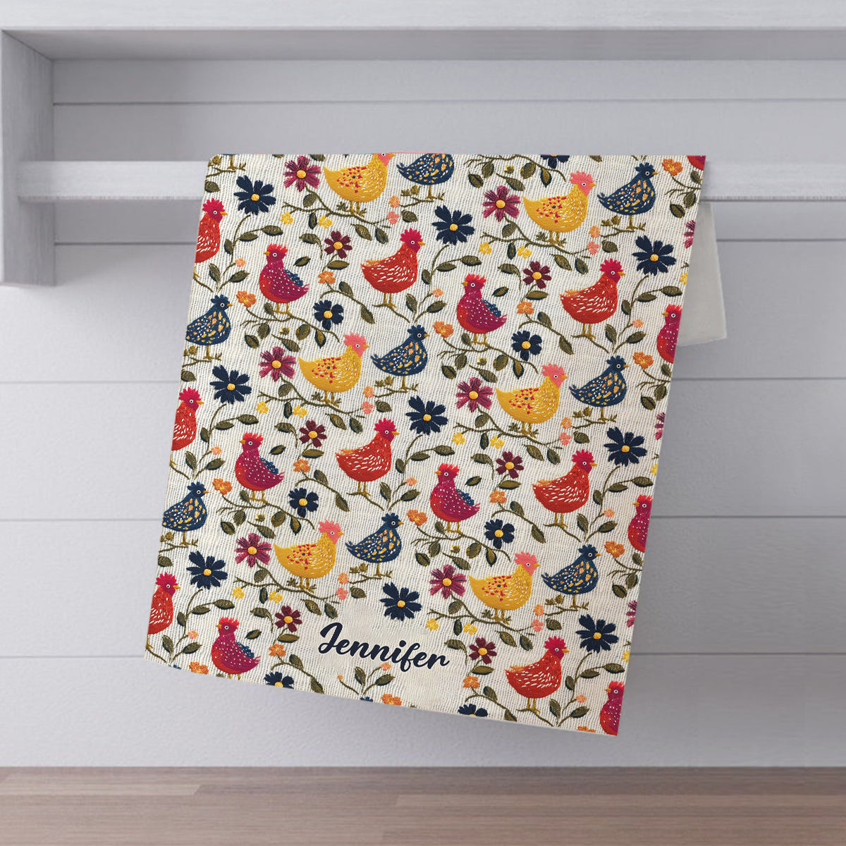 Chicken Lover - Personalized Chicken Towel