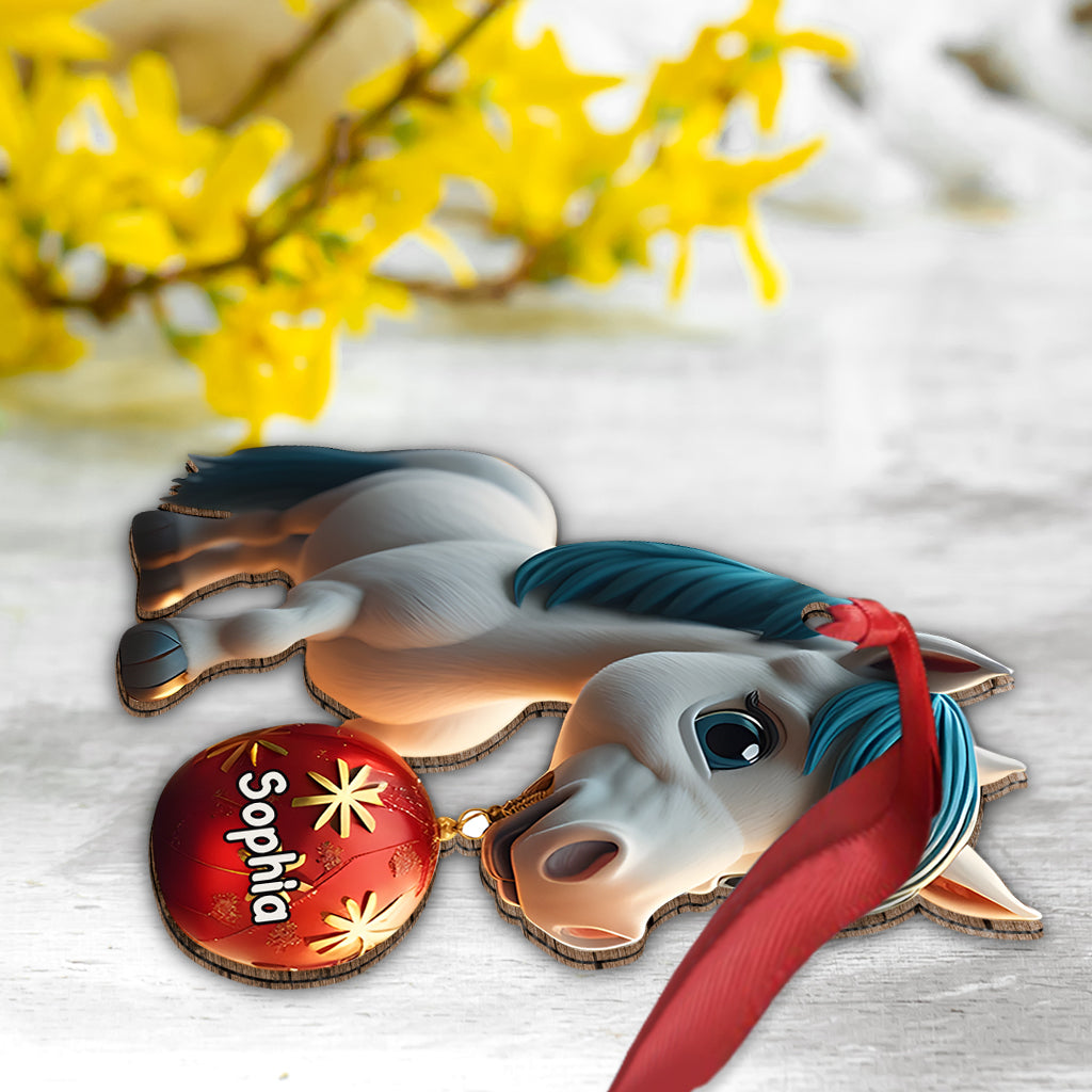 Love Horses - Personalized Horse Ornament