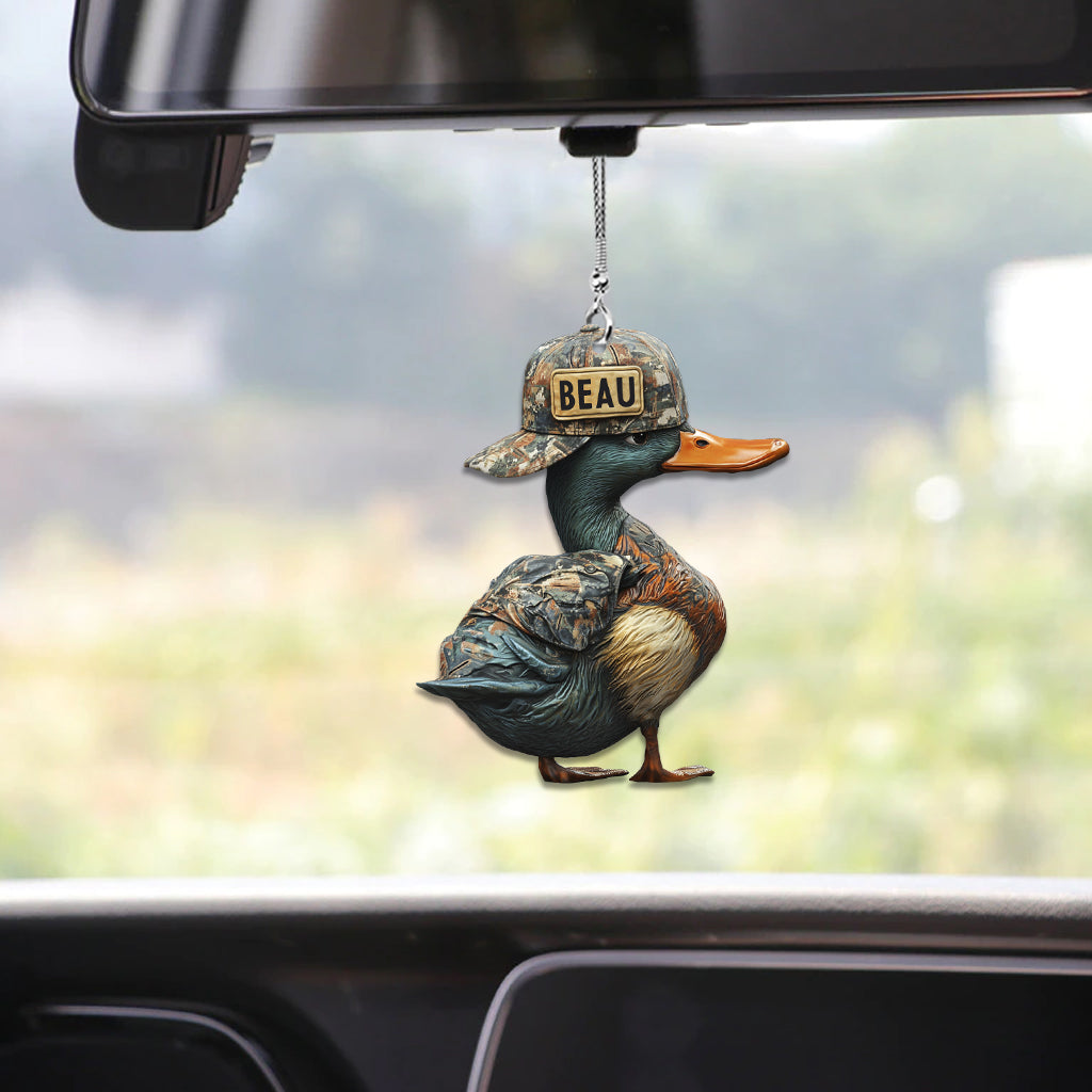 Duck Hunting - Personalized Hunting Car Ornament