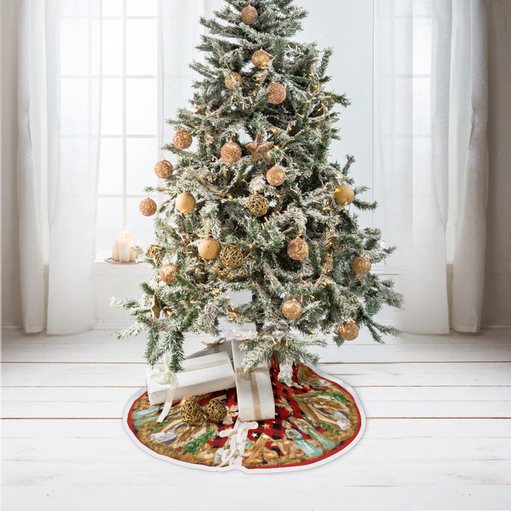 Merry Christmas - Christian Tree Skirt