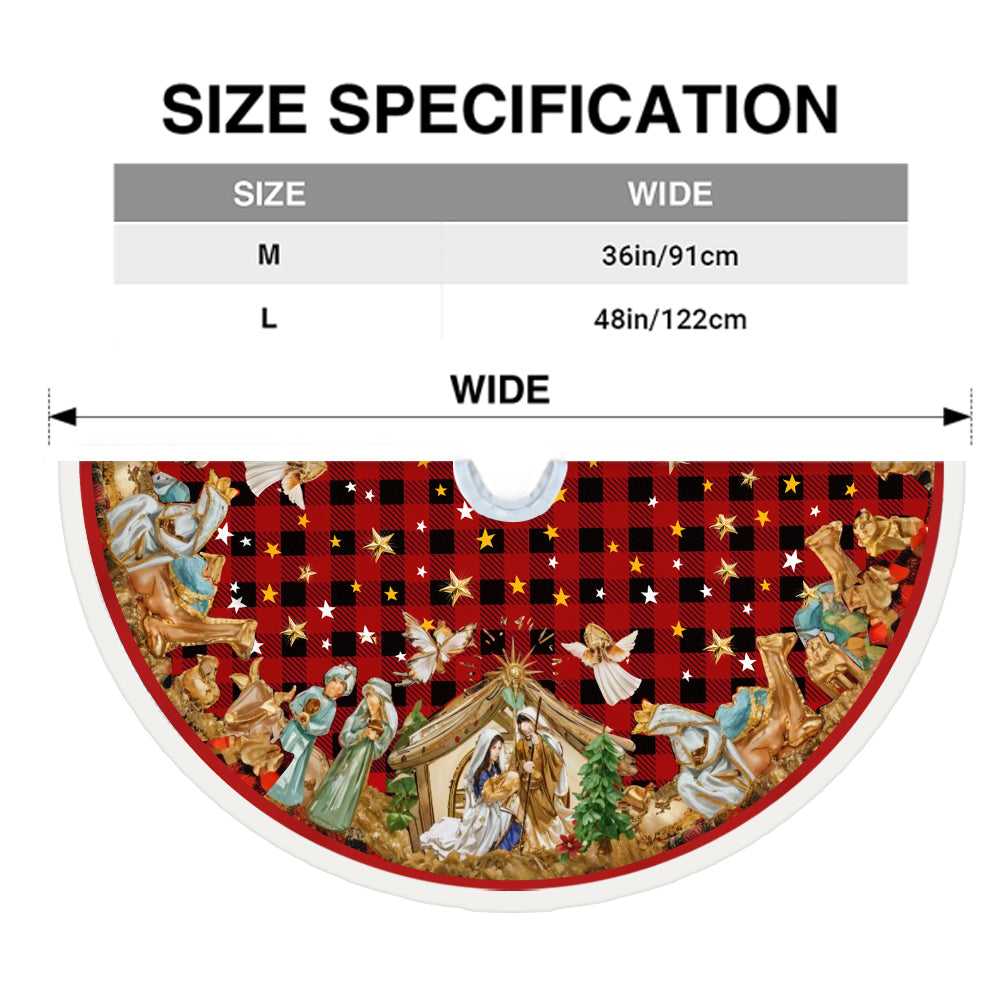 Merry Christmas - Christian Tree Skirt