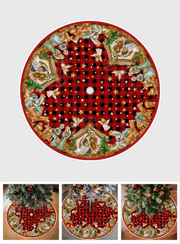 Merry Christmas - Christian Tree Skirt