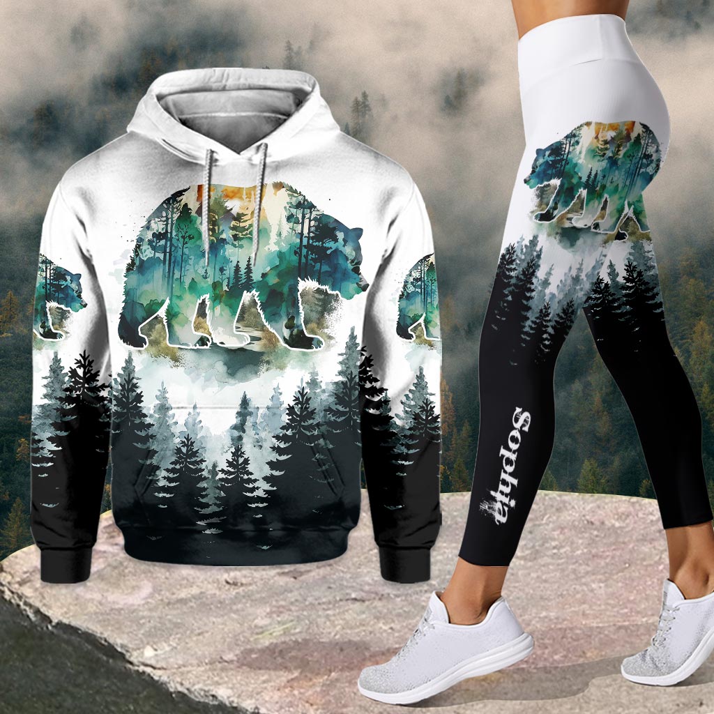 Vie de camping - Sweat à capuche et leggings de camping personnalisés