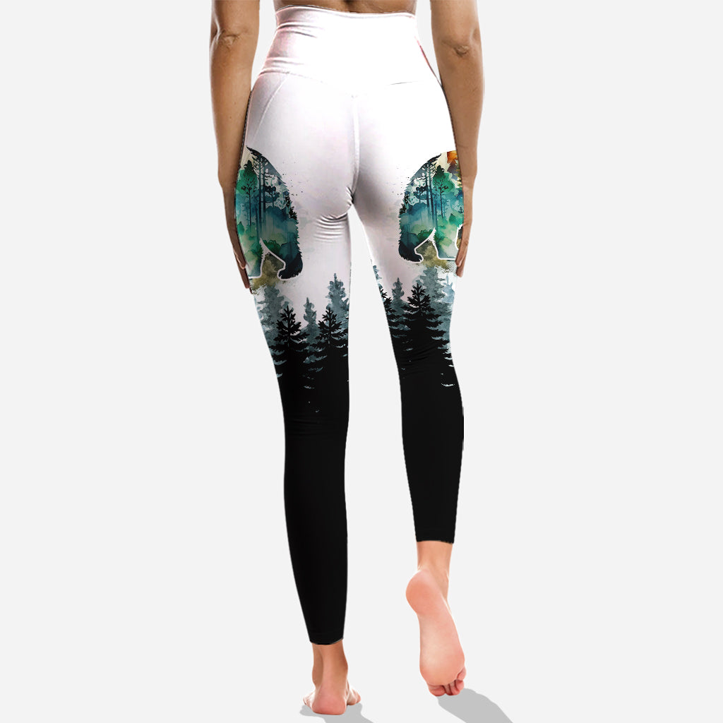 Vie de camping - Sweat à capuche et leggings de camping personnalisés