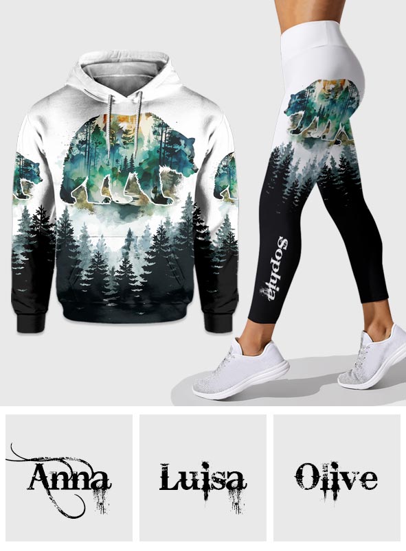 Vie de camping - Sweat à capuche et leggings de camping personnalisés