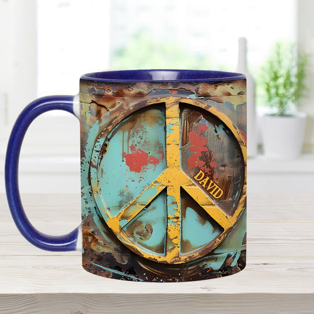 Hippie Soul - Personalized Hippie Accent Mug