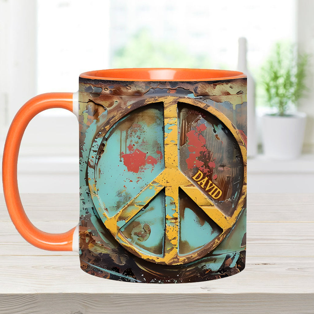 Hippie Soul - Personalized Hippie Accent Mug