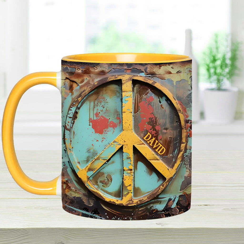 Hippie Soul - Personalized Hippie Accent Mug
