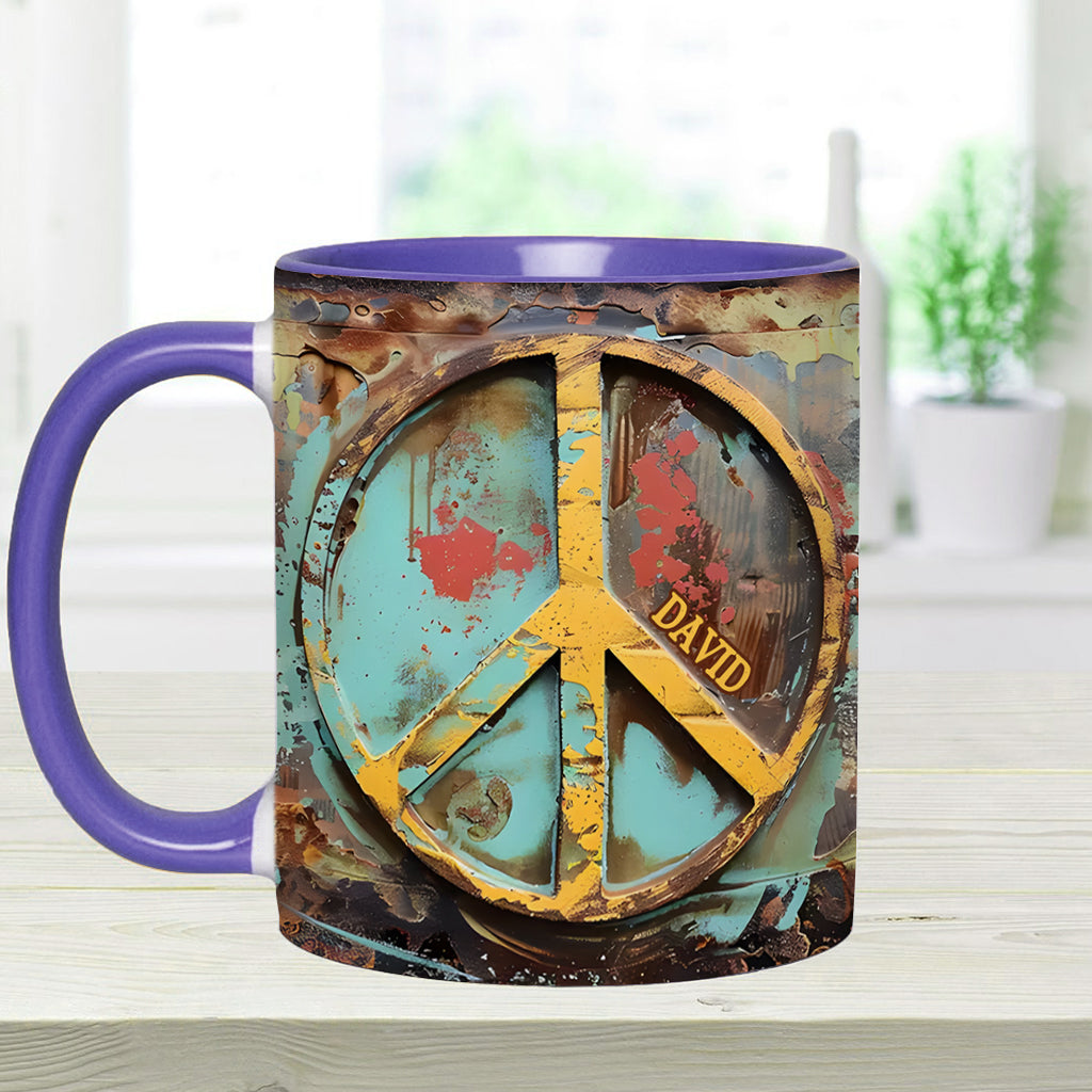 Hippie Soul - Personalized Hippie Accent Mug