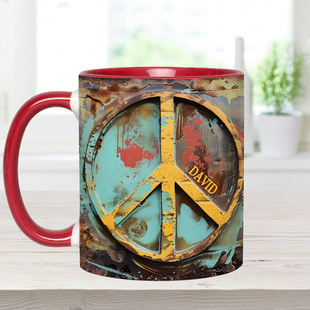 Hippie Soul - Personalized Hippie Accent Mug