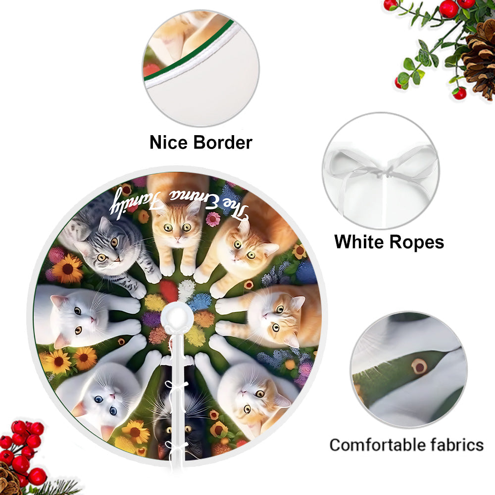 Merry Christmas - Personalized Cat Tree Skirt
