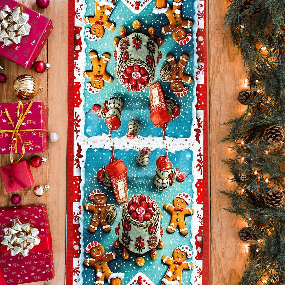 Joyeux Noël - Chemin de table familial personnalisé