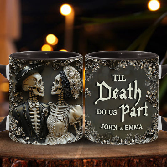 Jusqu'à ce que la mort nous sépare - Mug personnalisé pour couple