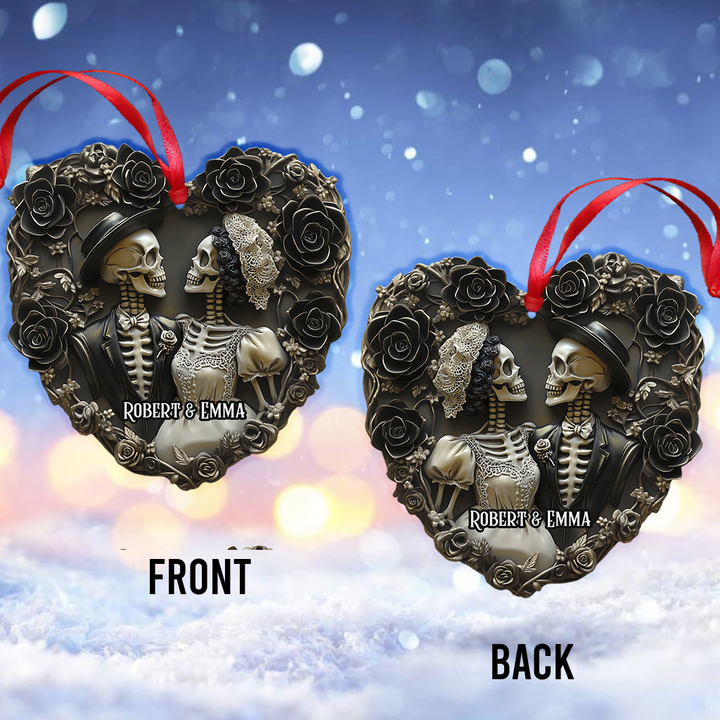 Jusqu'à ce que la mort nous sépare - Ornement personnalisé pour couple