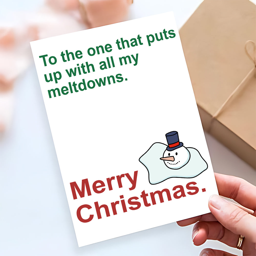 Carte de vœux de Noël - Carte de vœux familiale