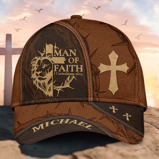 Man Of Faith - Personalized Christian Classic Cap