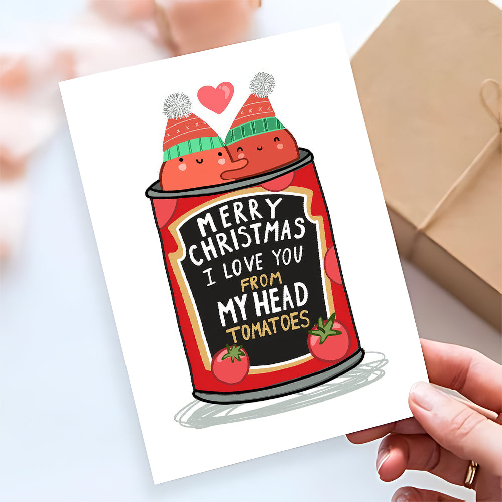 Carte de vœux de Noël - Carte de vœux familiale