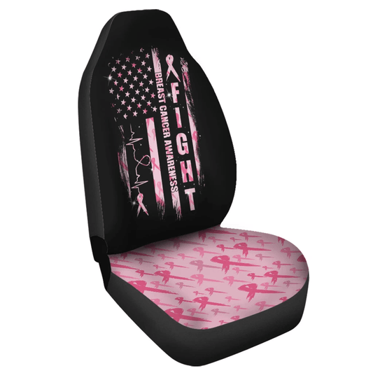 Fight Breast Cancer Automotive-  Breast Cancer Awareness Seat Covers 0822
