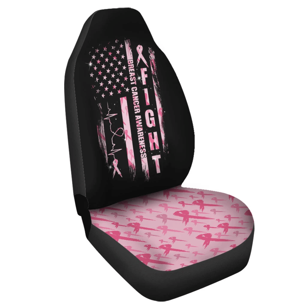 Fight Breast Cancer Automotive-  Breast Cancer Awareness Seat Covers 0822