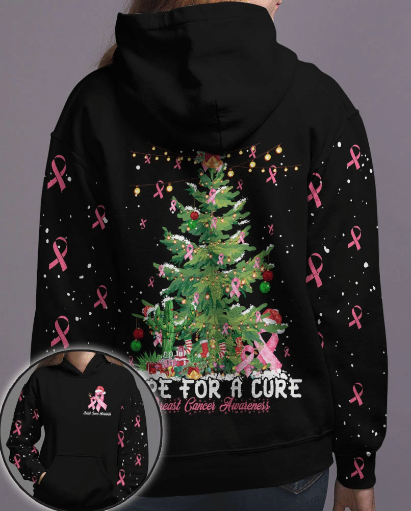 Espoir d'un remède contre le cancer du sein - T-shirt et sweat à capuche de sensibilisation au cancer du sein (0822)