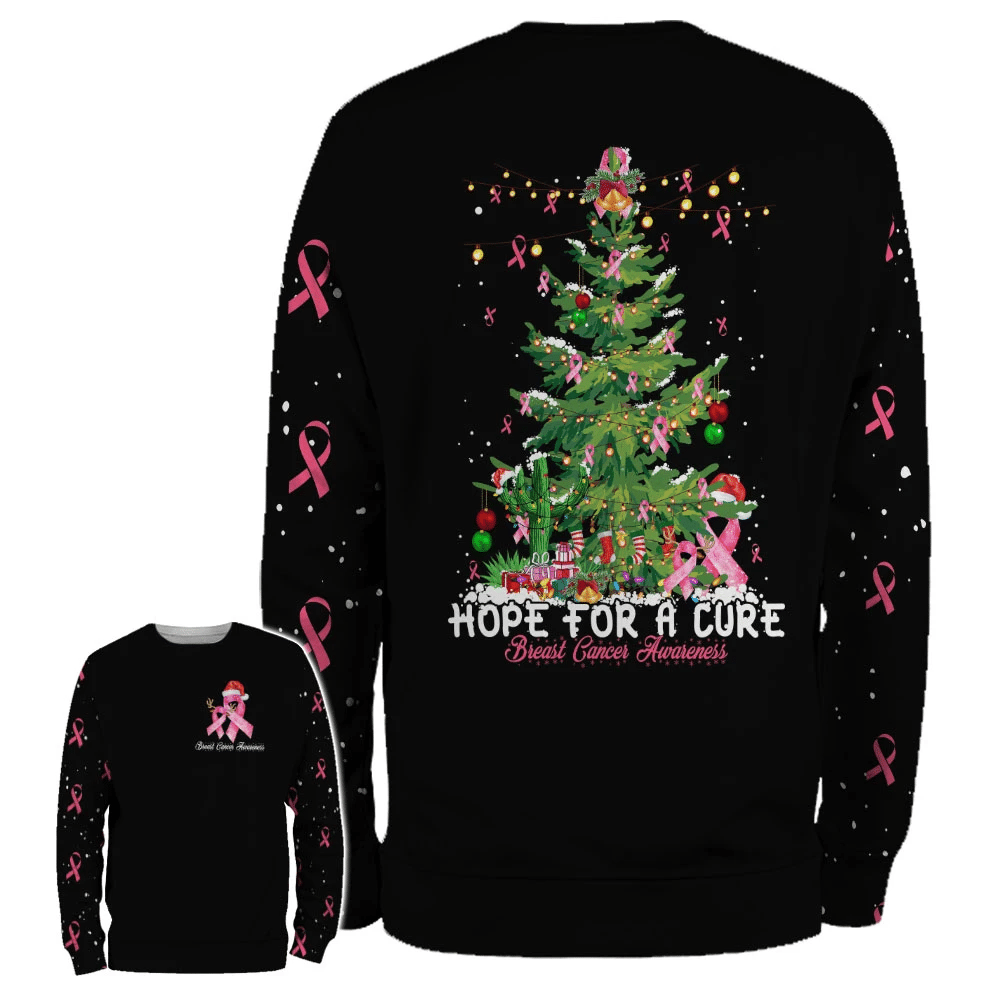 Espoir d'un remède contre le cancer du sein - T-shirt et sweat à capuche de sensibilisation au cancer du sein (0822)