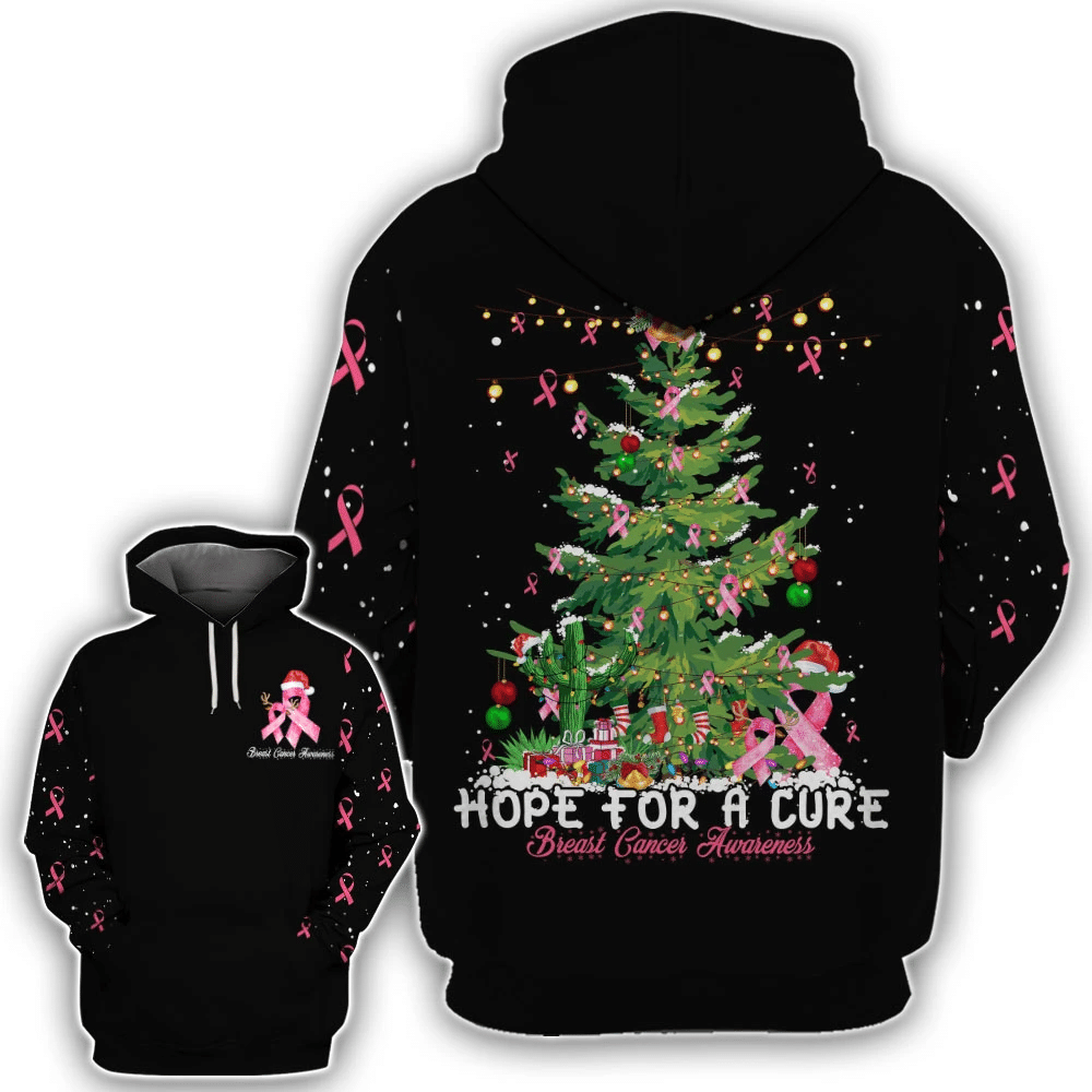 Espoir d'un remède contre le cancer du sein - T-shirt et sweat à capuche de sensibilisation au cancer du sein (0822)
