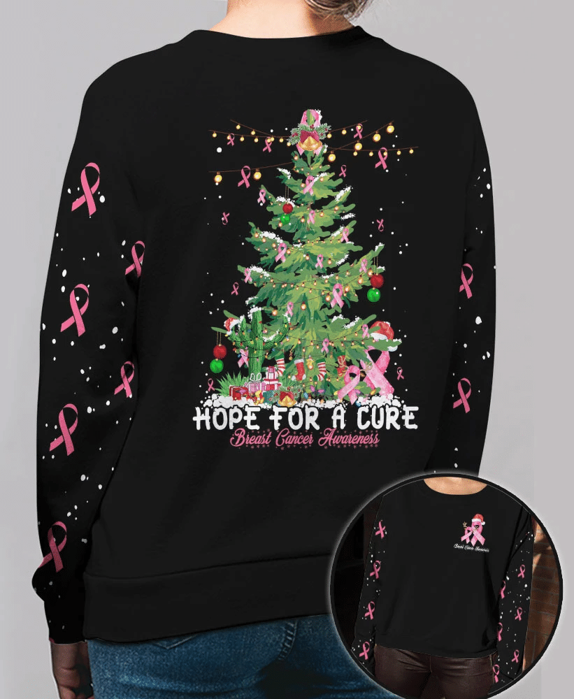 Espoir d'un remède contre le cancer du sein - T-shirt et sweat à capuche de sensibilisation au cancer du sein (0822)
