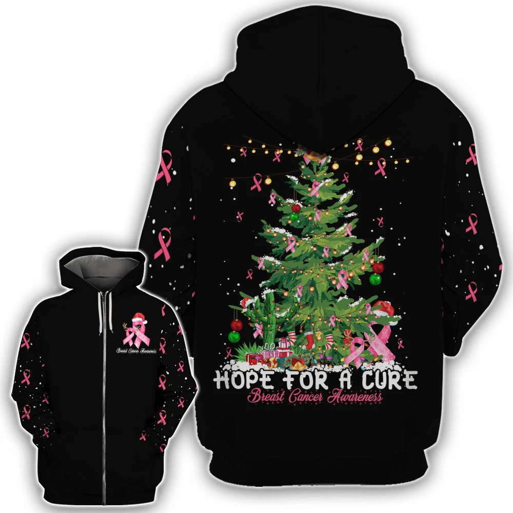 Espoir d'un remède contre le cancer du sein - T-shirt et sweat à capuche de sensibilisation au cancer du sein (0822)