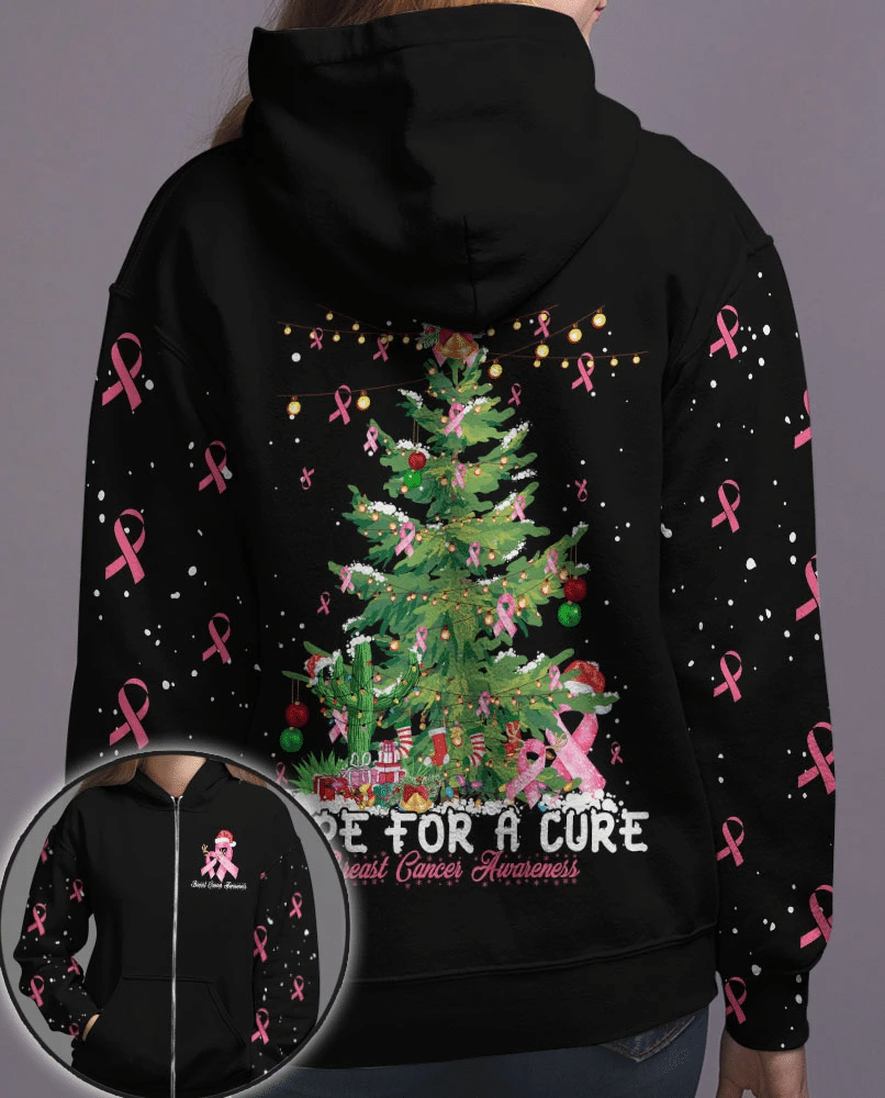 Espoir d'un remède contre le cancer du sein - T-shirt et sweat à capuche de sensibilisation au cancer du sein (0822)