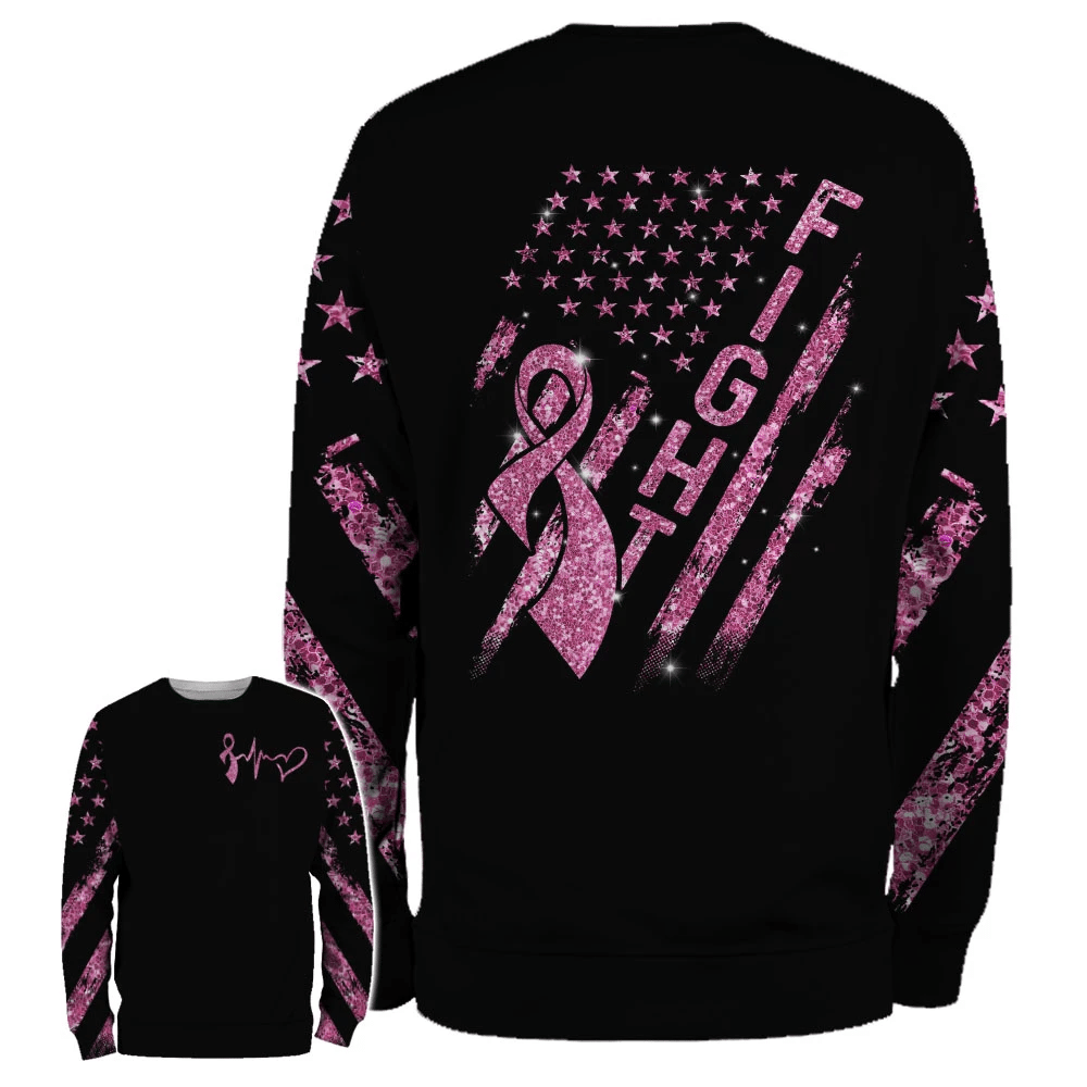 Lutte contre le cancer du sein - T-shirt et sweat à capuche de sensibilisation au cancer du sein 0822