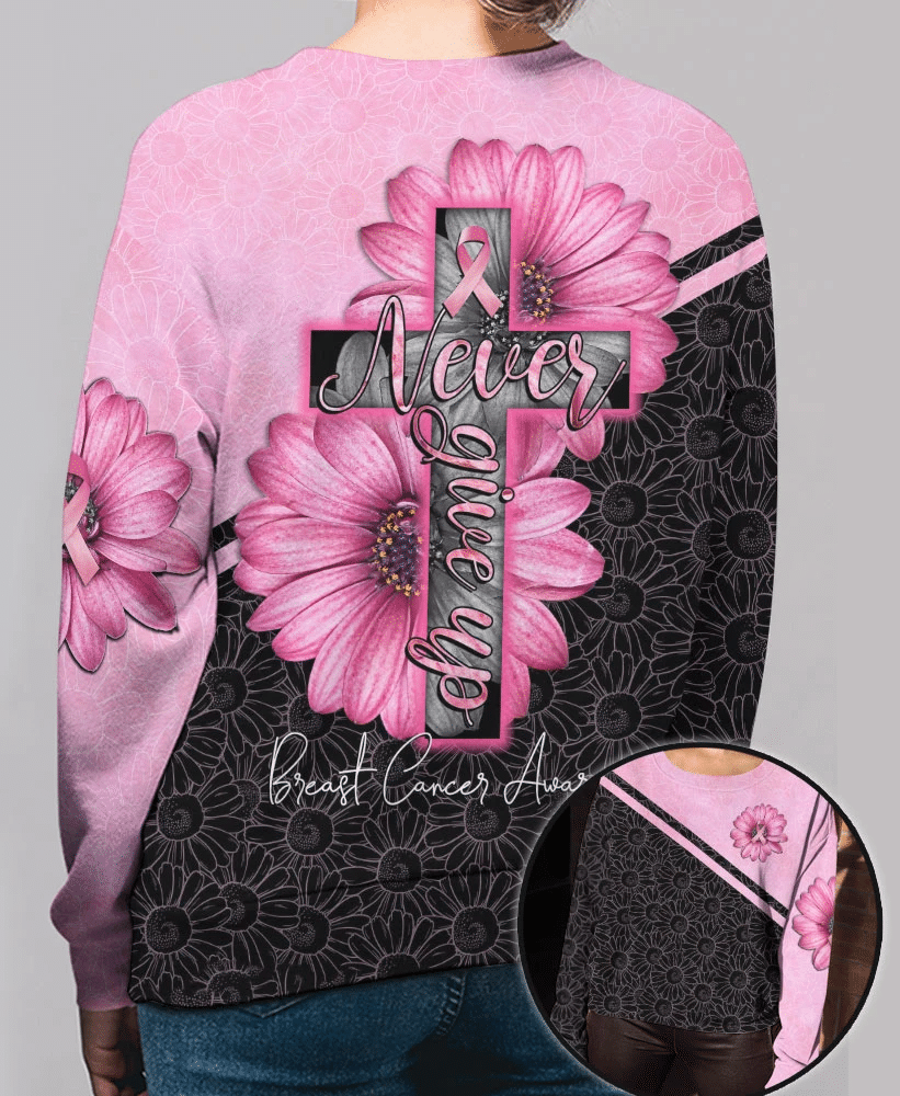 Daisy Pink Breast Cancer - Breast Cancer Awareness All Over T-shirt and Hoodie 0822