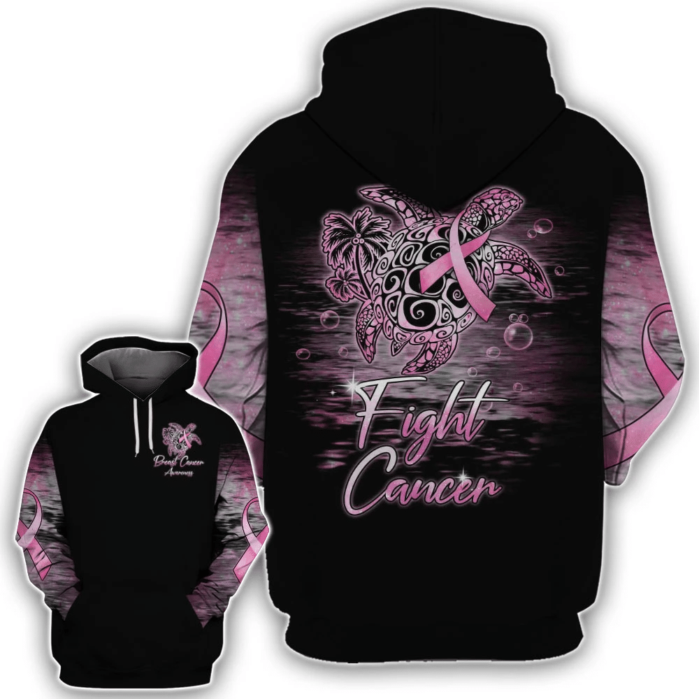 Lutte contre le cancer - T-shirt et sweat à capuche de sensibilisation au cancer du sein (0822)