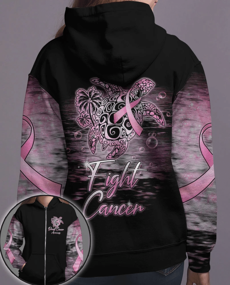 Lutte contre le cancer - T-shirt et sweat à capuche de sensibilisation au cancer du sein (0822)