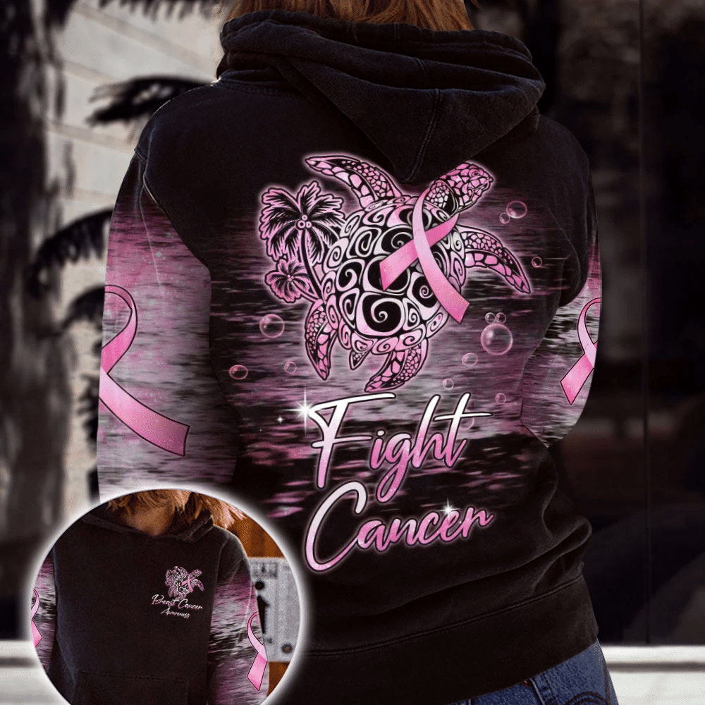 Lutte contre le cancer - T-shirt et sweat à capuche de sensibilisation au cancer du sein (0822)