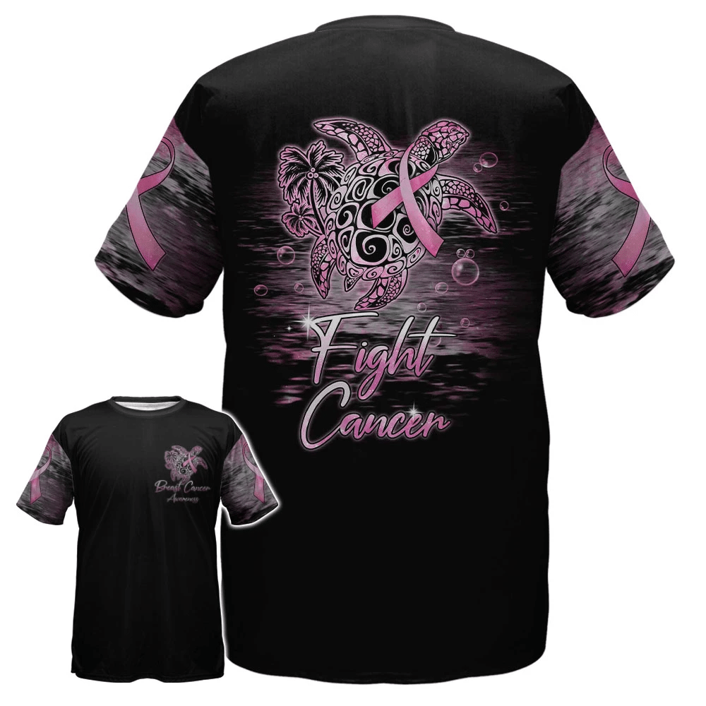 Lutte contre le cancer - T-shirt et sweat à capuche de sensibilisation au cancer du sein (0822)