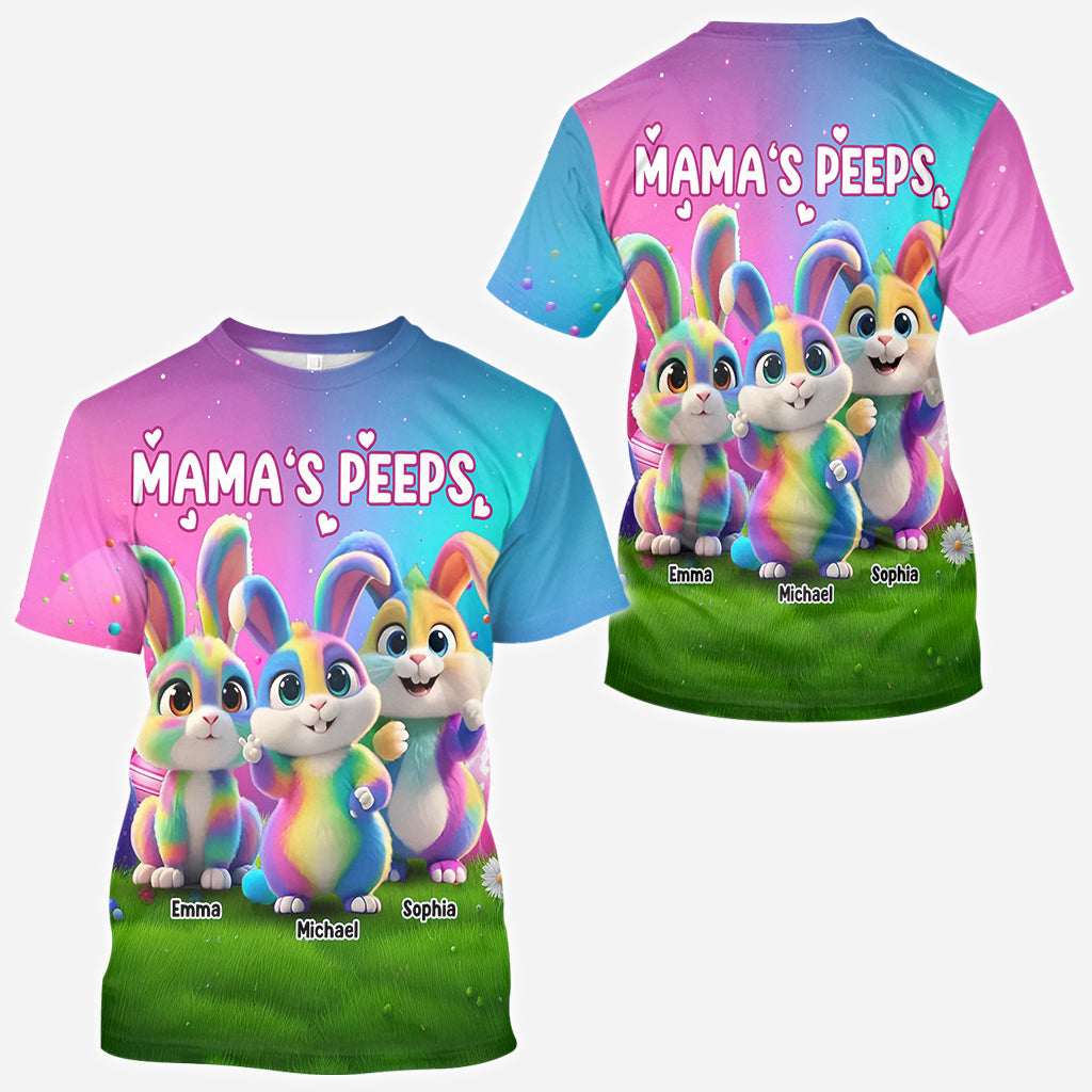 Grandma's Peeps - Personalized Grandma All Over Shirt