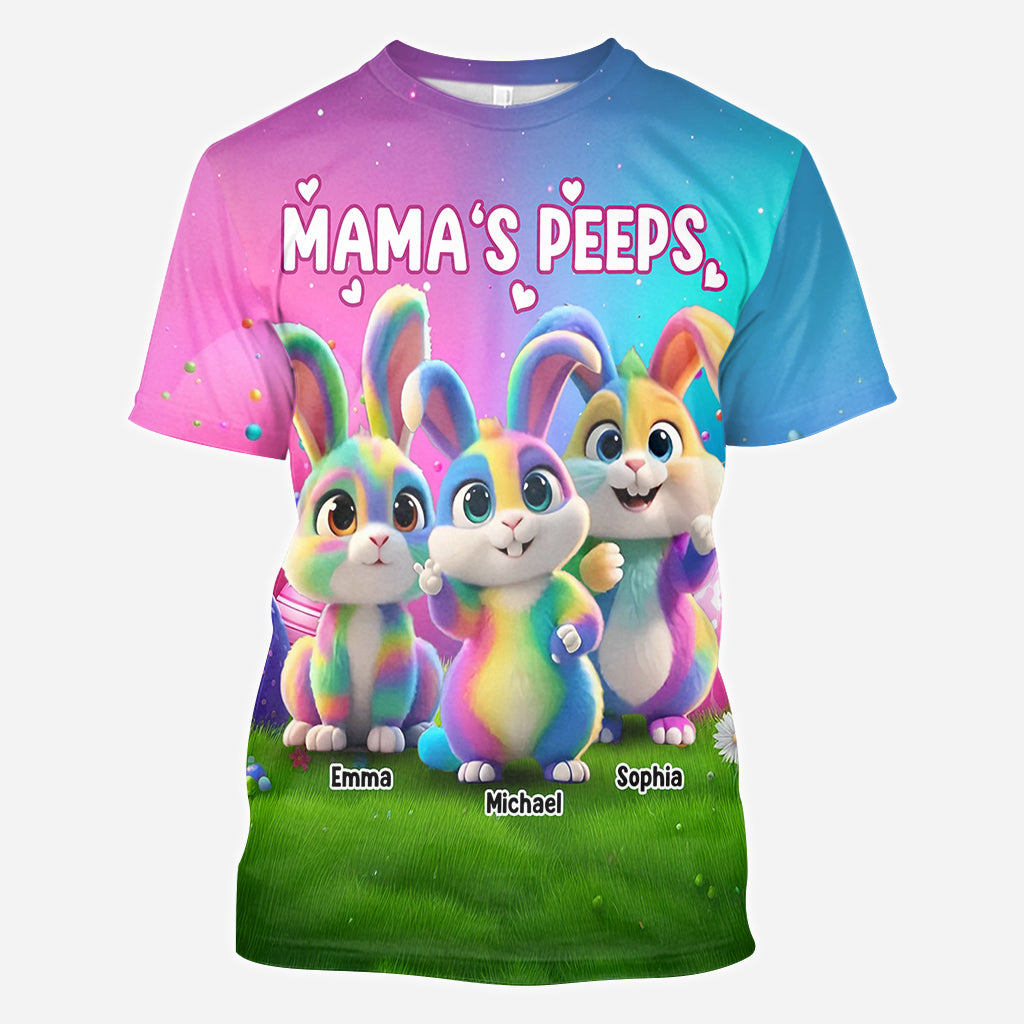 Grandma's Peeps - Personalized Grandma All Over Shirt
