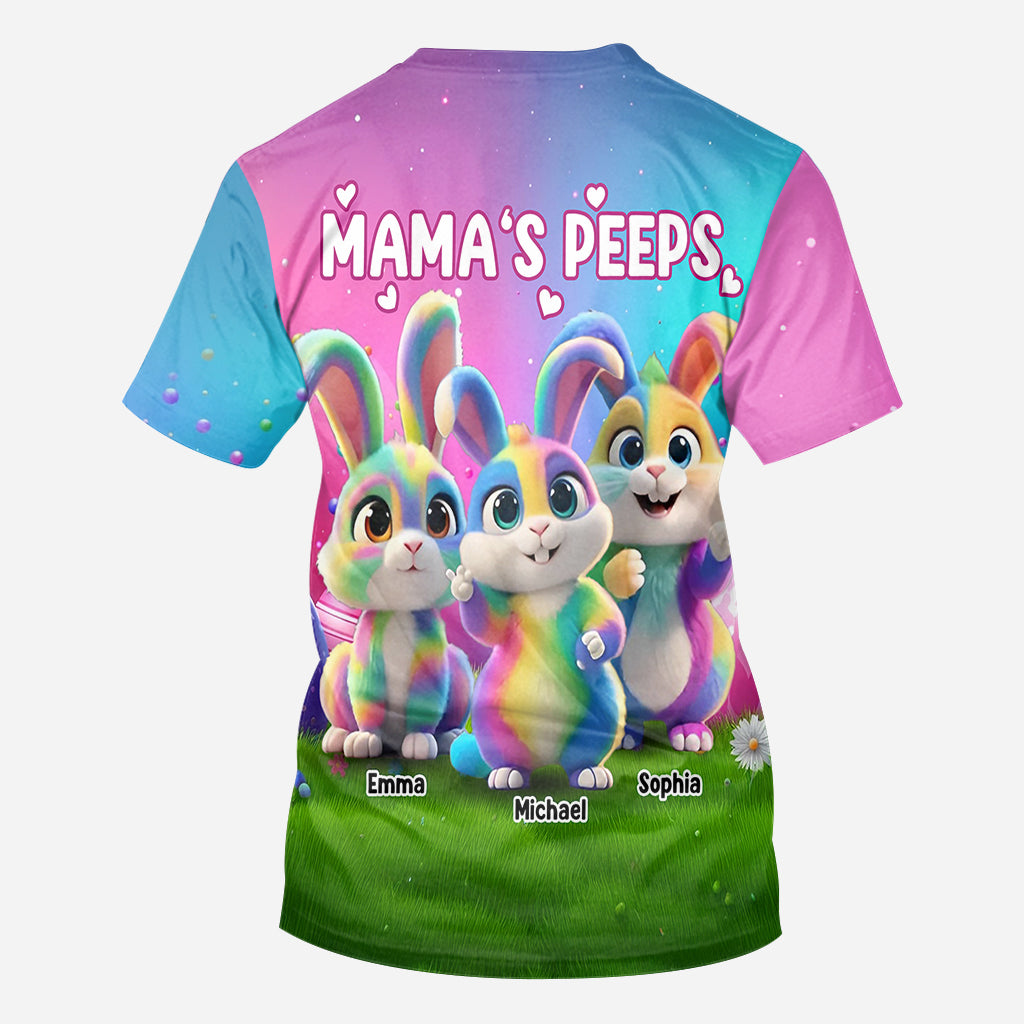 Grandma's Peeps - Personalized Grandma All Over Shirt