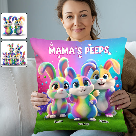 Coussin décoratif personnalisé « Les amis de grand-mère »