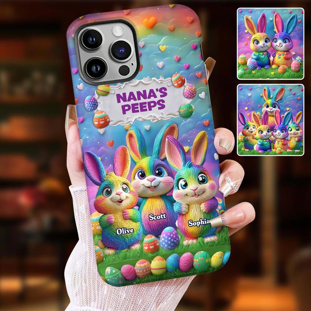 Coque de téléphone personnalisée « Grandma's Peeps » avec impression intégrale