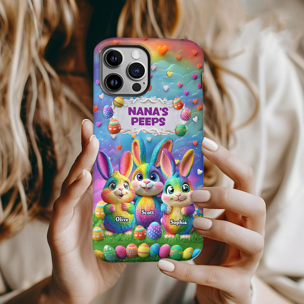 Coque de téléphone personnalisée « Grandma's Peeps » avec impression intégrale