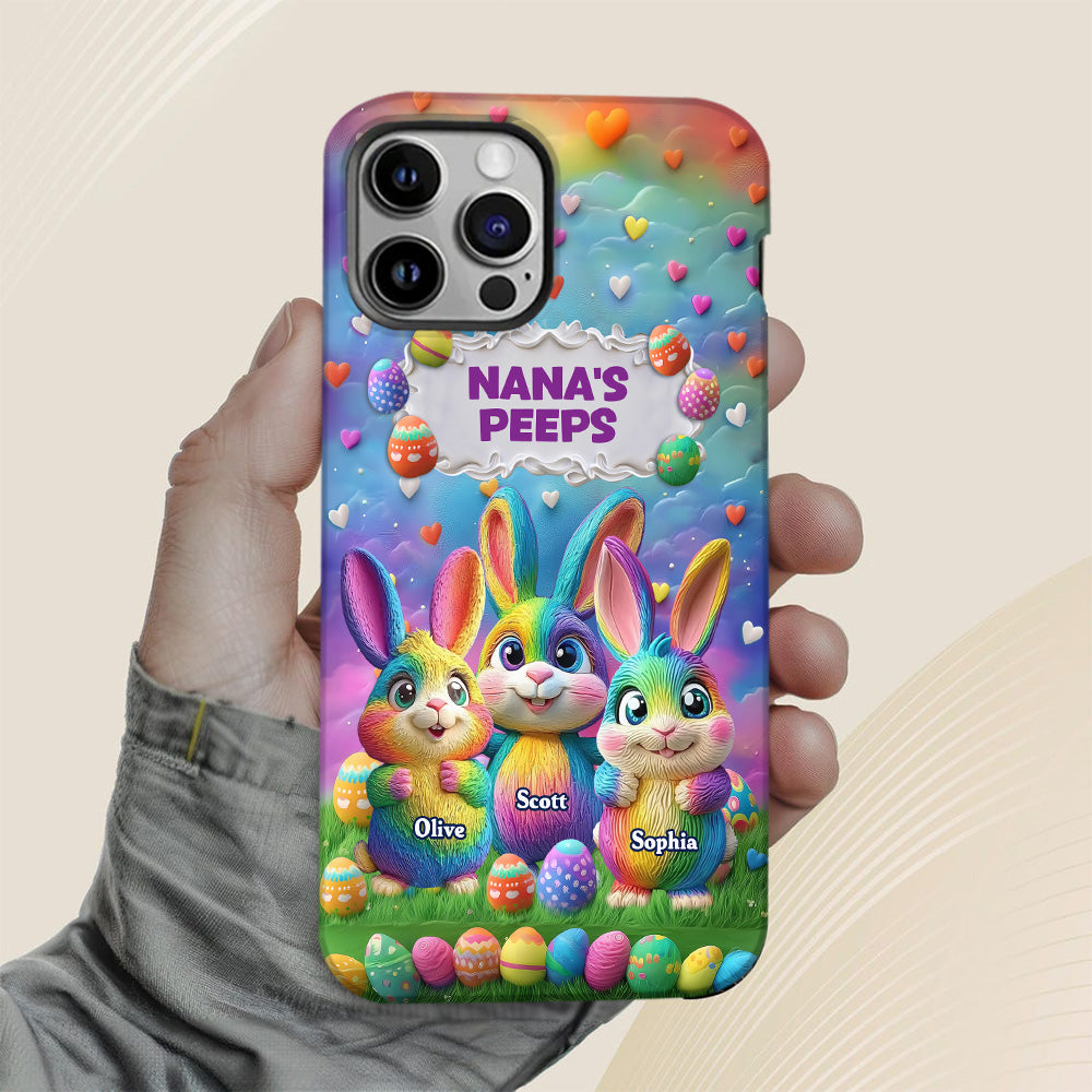 Coque de téléphone personnalisée « Grandma's Peeps » avec impression intégrale