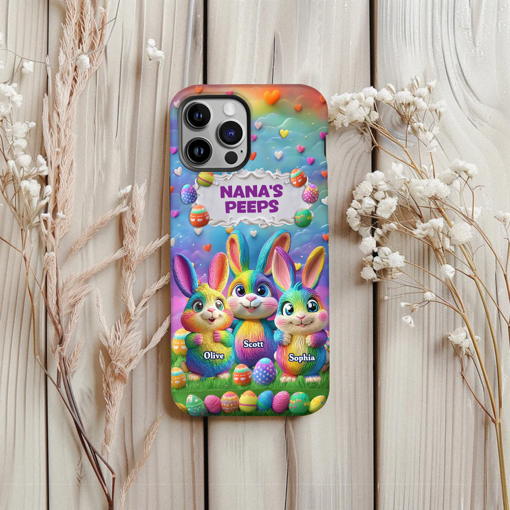 Coque de téléphone personnalisée « Grandma's Peeps » avec impression intégrale